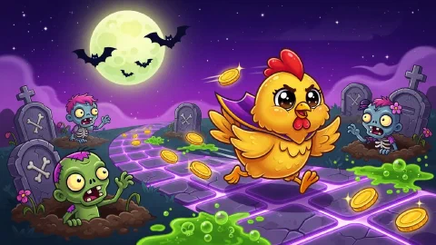 Chicken vs Zombies key art